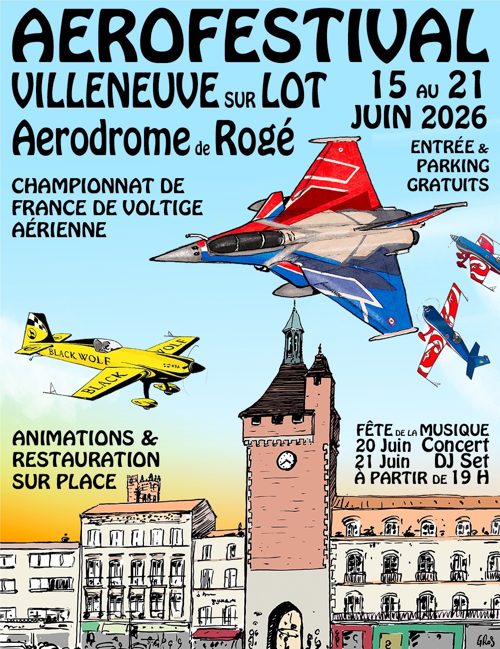 poster officielle Aérofestival 2026