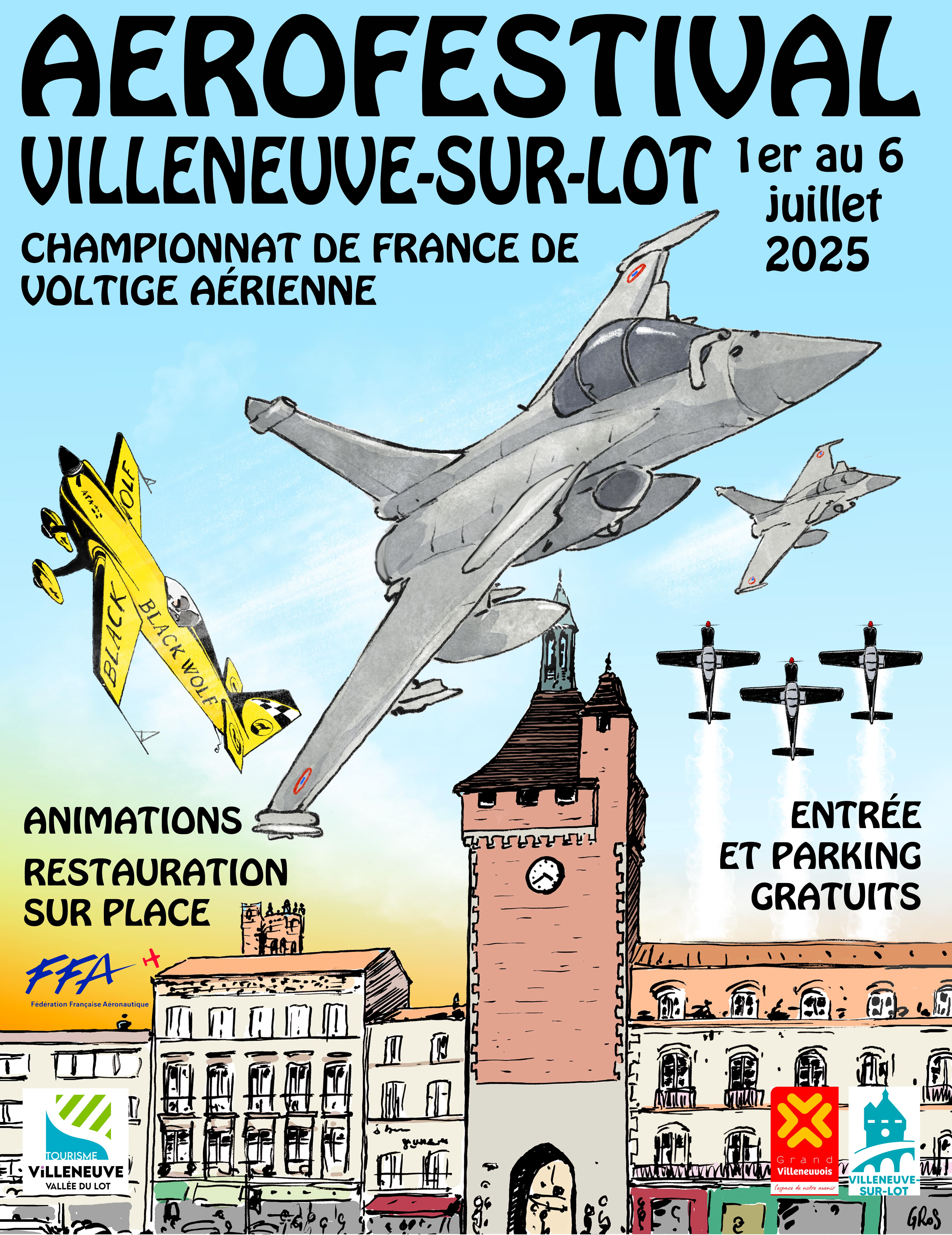 poster officielle Aérofestival 2023